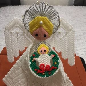 Christmas Treetop Crochet Angel Handmade